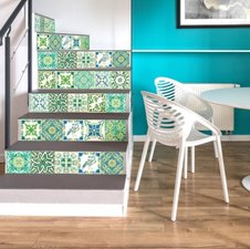 Tegelstickers Franse Quote 24 stuks (15x15 cm)