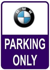 Sticker parking only BMW