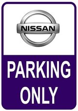 Sticker parking only Nissan