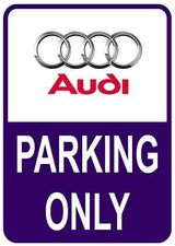Sticker parking only Audi