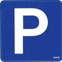 XL Pictogram sticker Parkeren (14.5x21cm)