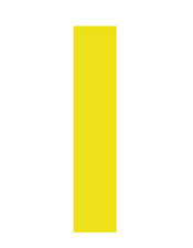 Plakletter geel 10cm: i