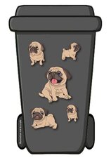 Containerstickers puppy hondje